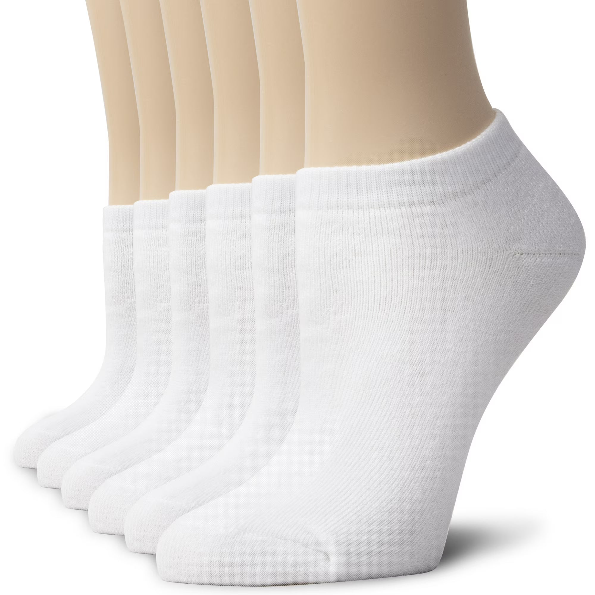 6-Pairs Performance Cushioned Athletic Ankle Socks